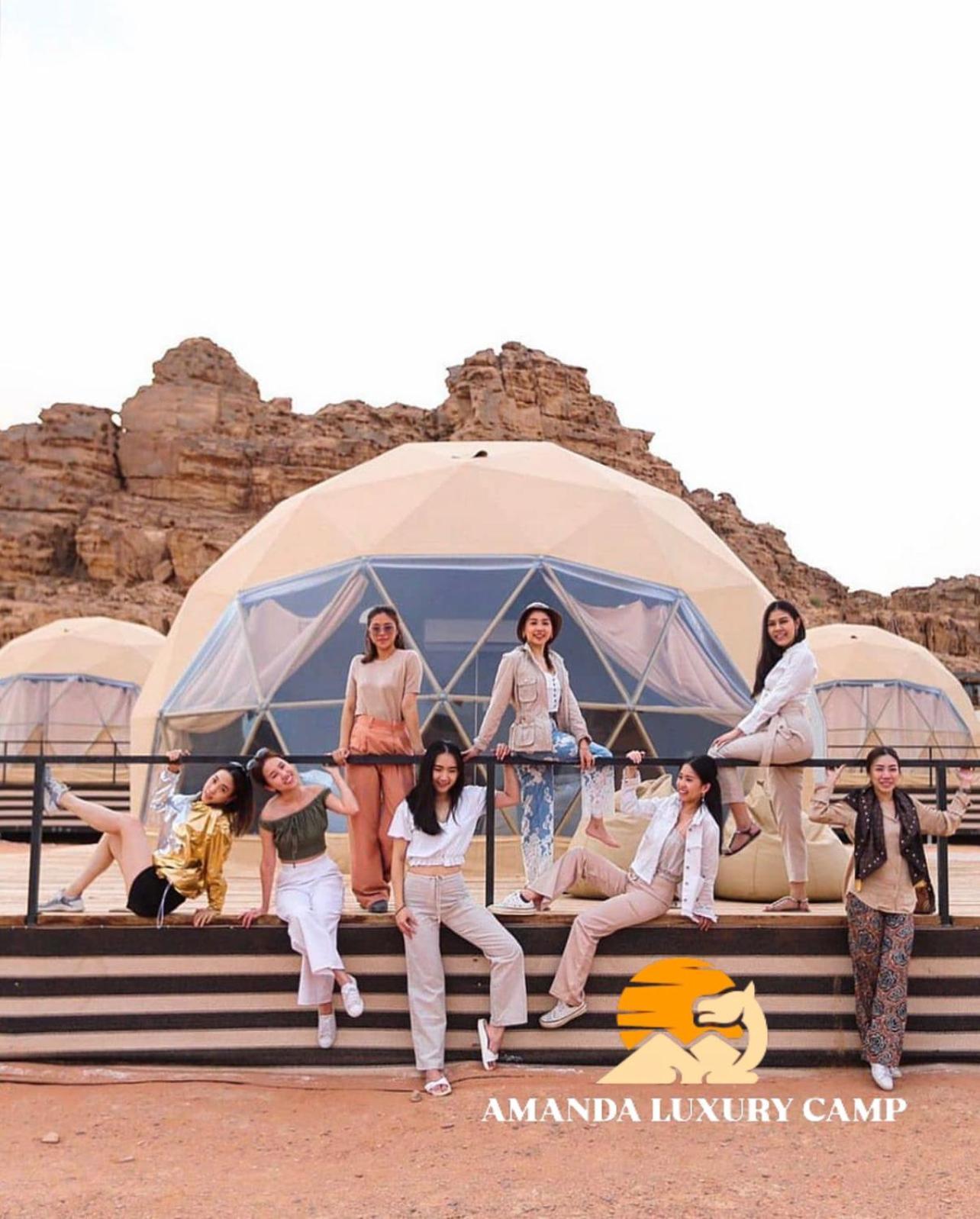 Hotel Amanda Luxury Camp Wadi Rum Esterno foto